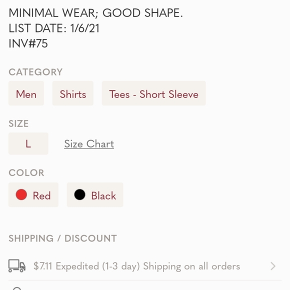 ❎FINAL PRICE❎ ADIDAS PORTLAND T SHIRT LARGE - Picture 4 of 4